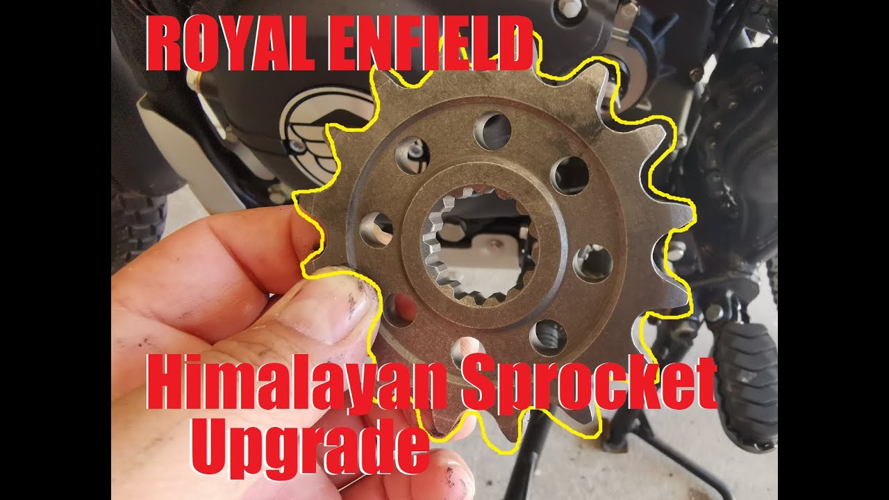 Модернизация/замена звездочек Royal Enfield Himalayan