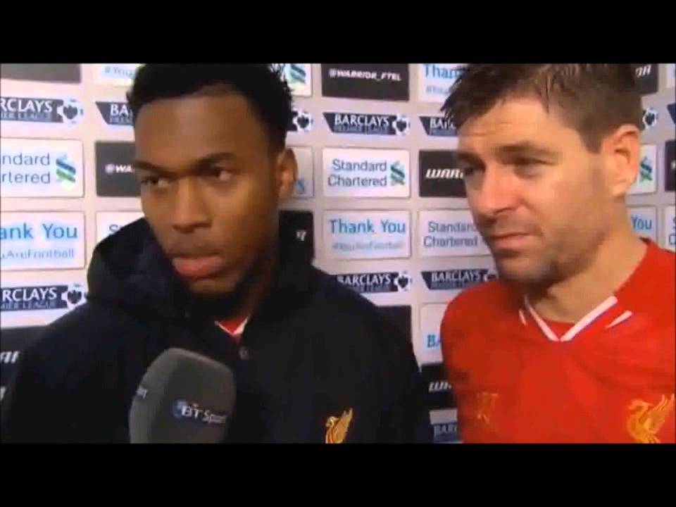 Steven Gerrard, Daniel Sturridge post match interview (Liverpool4:0Everton)