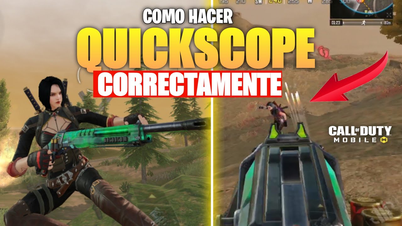 COMO HACER QUICKSCOPE CON LA ESCOPETA CALL OF DUTY MOBILE | Trucos y Consejos BR