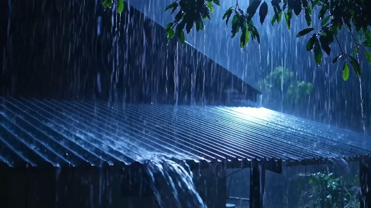 Poetic Night Rain ASMR Sound, A Quiet Cozy Darkness Where Thoughts Slow and Sleep Begins 0120
