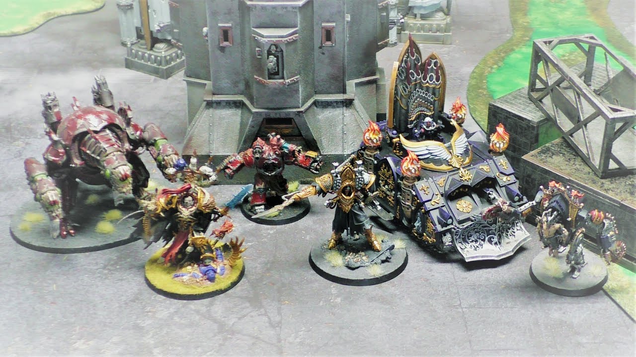Warhammer 40k - Battlereport 552 - Chaos Spacemarines vs. Adepta Sororitas (DE)