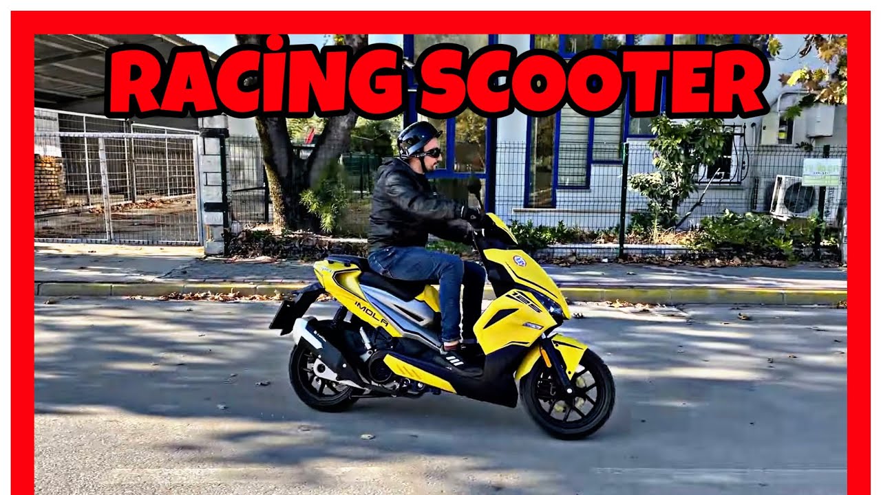 Minik Ferrari / İmola 125 Racing Scooter İnceleme / Sadece Görüntü Değil Hissiyatta Racing