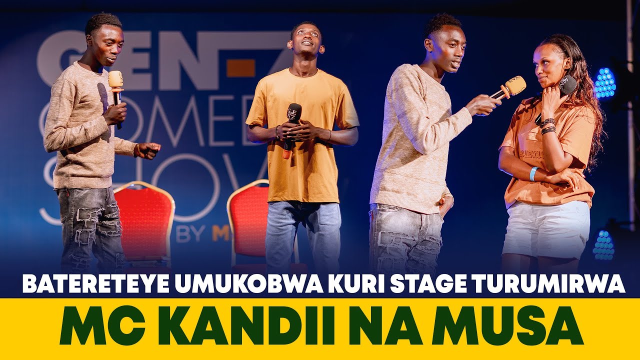 NUDASEKA UJYE KWA MUGANGA 😂😂MC KANDII NA MUSA BATERETEYE UMUKOBWA KURI STAGE LIVE TURUMIRWA😂😂