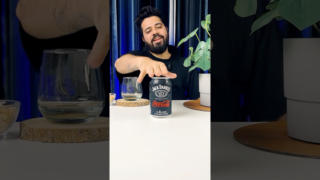 Jack Daniel&rsquo;s Whiskey & Coca-Cola Can Review - Low Alcoholic Cocktail JD & Coke #drink #review