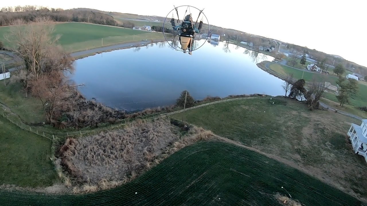 First flight with the chase cam