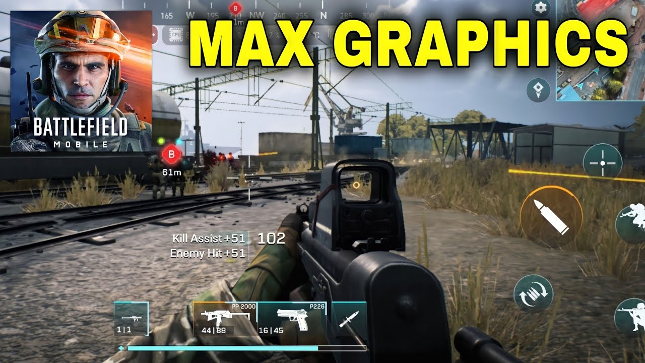 Battlefield Mobile MAX GRAPHICS HD Gameplay (Android, iOS)