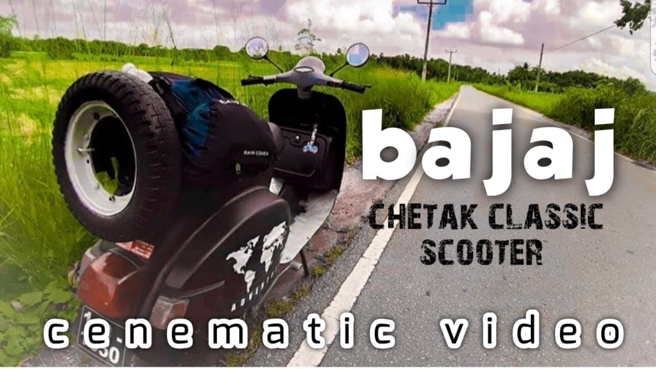 Classic scooter bajaj | CENEMATIC VIDEO              #classic #scooter #srilanka #trending