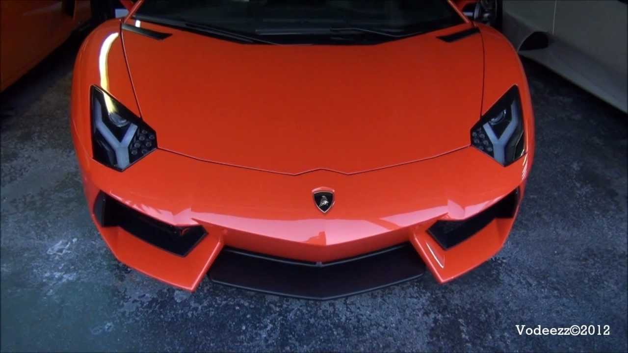 2012 Lamborghini Aventador LP700-4 in Arancio Argos! 1080p!