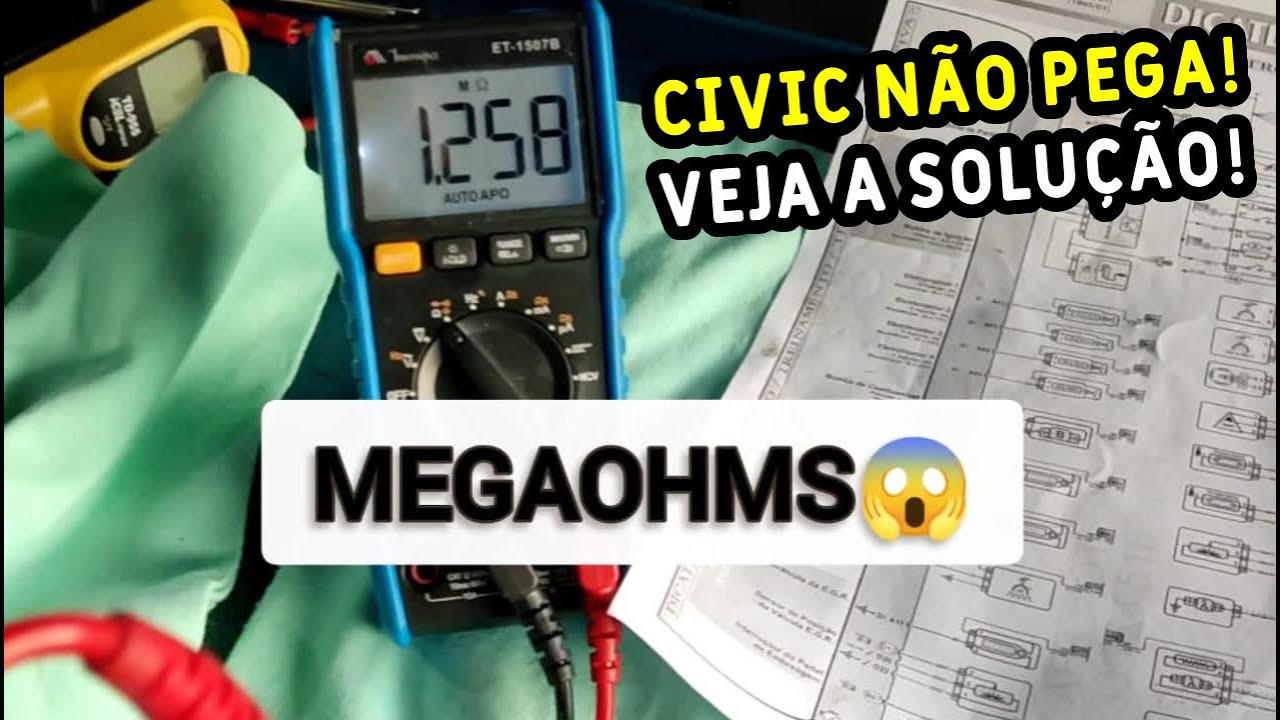 CIVIC não PEGA! BBB tudo ok (Bomba, Bico, Bobina) VEJA a SOLUÇÃO