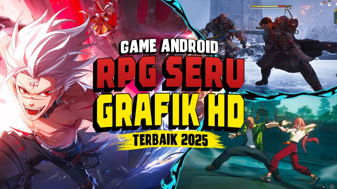 10 Game RPG Grafik HD Terbaik 2025 untuk Android - ONLINE OFFLINE | Wajib Coba!