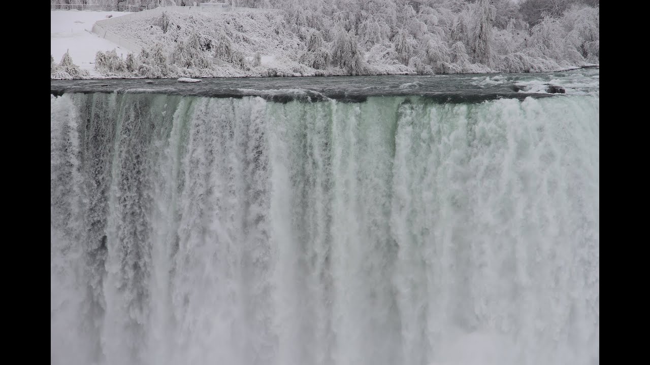 НИАГАРСКИЙ ВОДОПАД. NIAGARA FALLS  JANUARY ,2016. PART 1