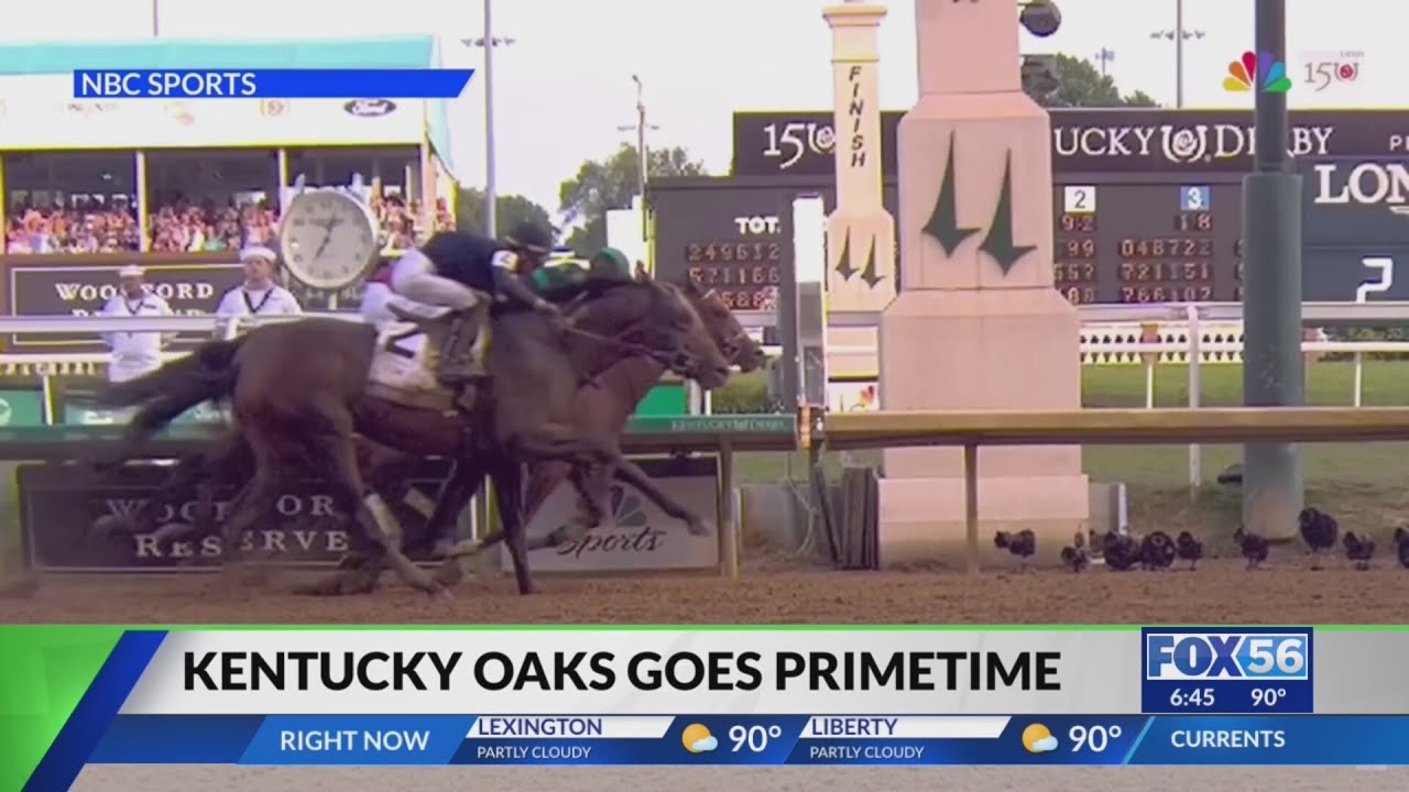 Kentucky Oaks moves to primetime slot in 2026