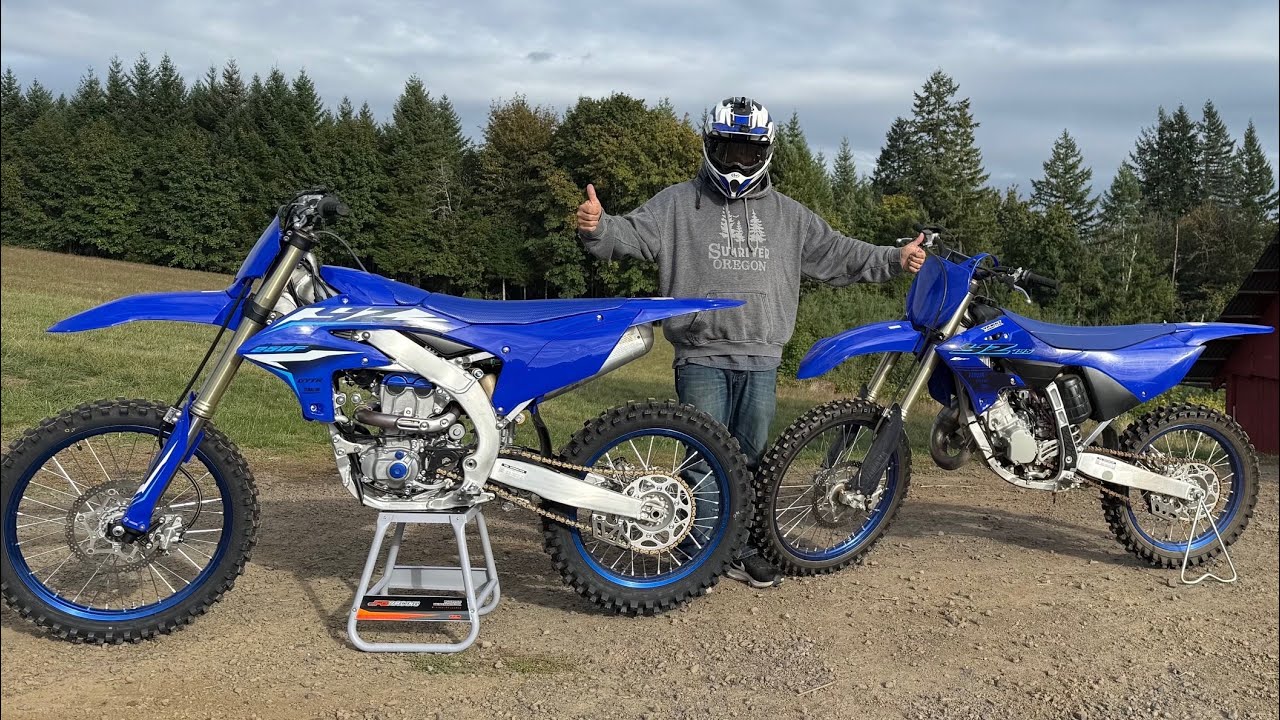 «Обкатываю свой новый YZ250F 2026 года! Пока он остывал, пересел на YZ125».
