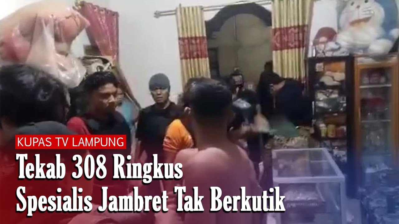 PELAKU JAMBRET TAK BERKUTIK DIBEKUK TEKAB 308 DI KEDIAMANNYA