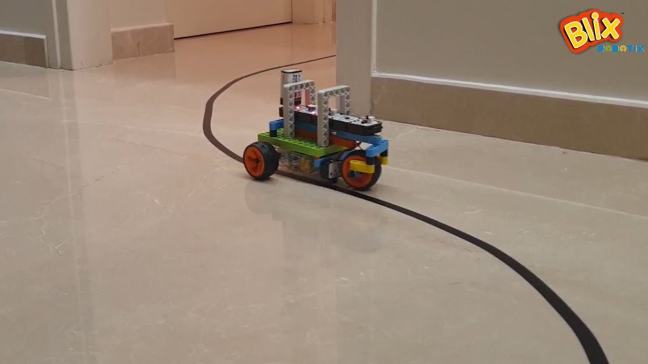 Line Follower Robot | Logic Blocks | Blix Robotix