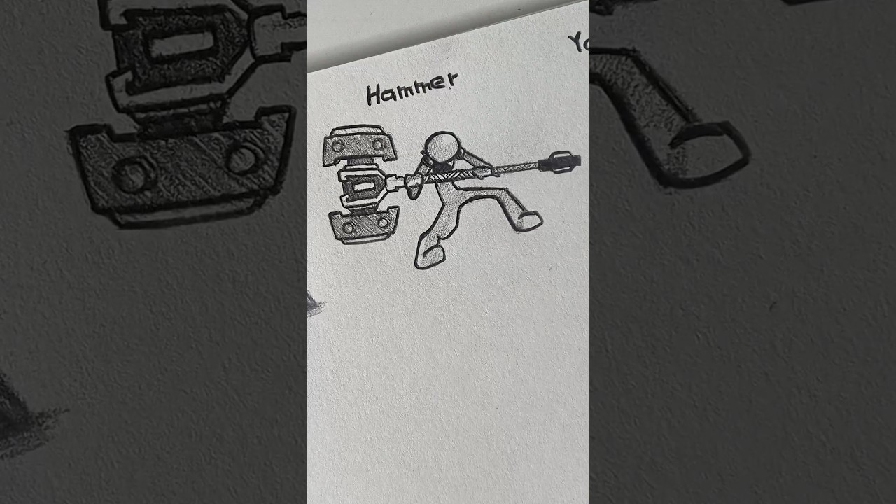 How to draw body with (Gun, Hammer, Yoyo) 