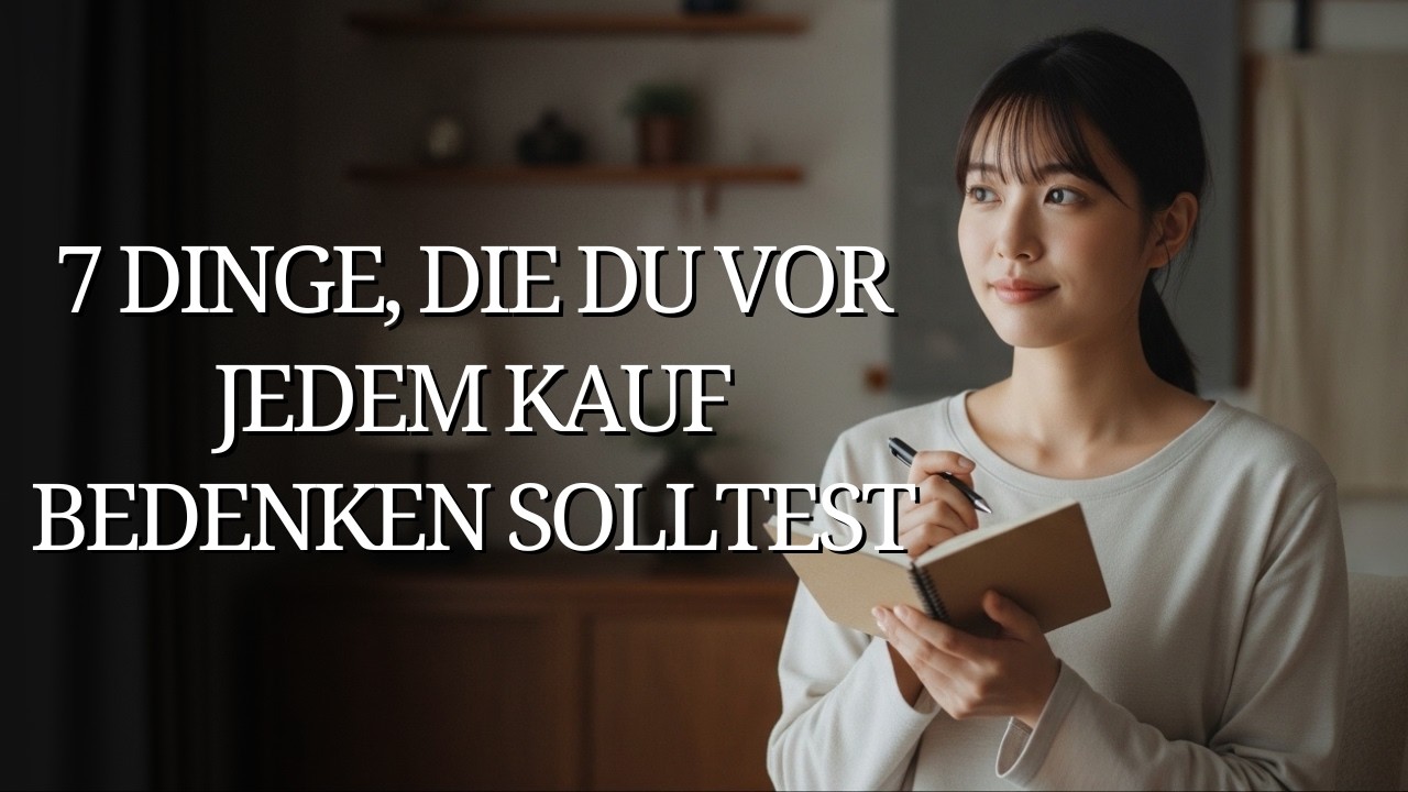 7 Dinge, die du vor jedem Kauf bedenken solltest | Japanischer Minimalismus
