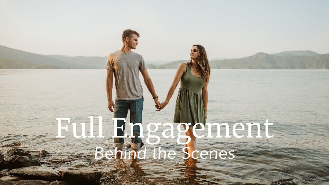 Full Lake Engagement Photoshoot - Behind the Scenes - Lake Jocassee, SC