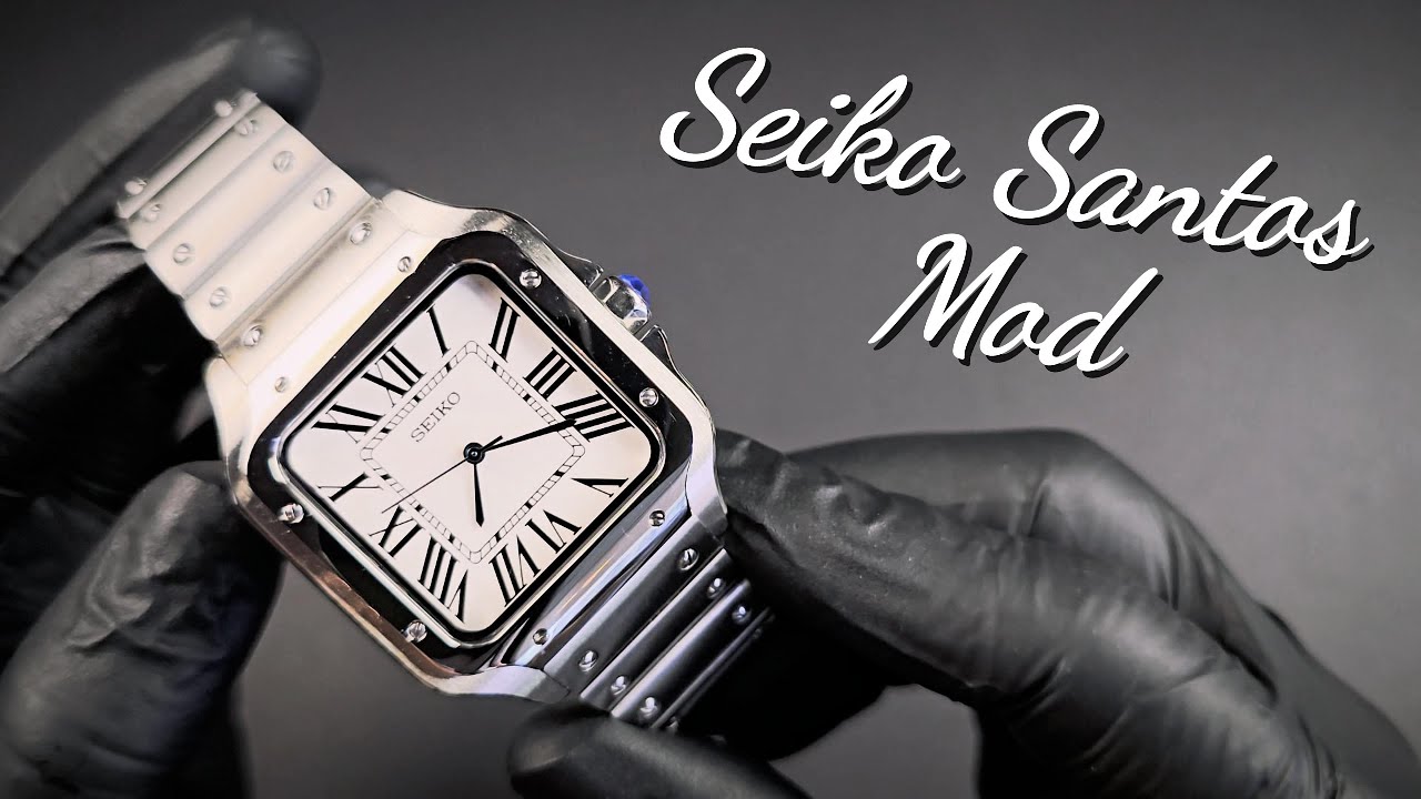 Seiko Santos Mod: The Perfect Fusion of Elegance and Precision! NH35A Powerhouse! 💎🔥 #seikomod