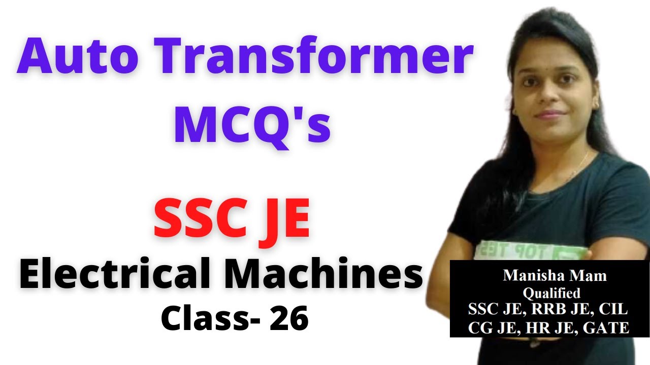 Auto Transformer MCQ's in Hindi, Basics of Electrical Engineering Class- 26