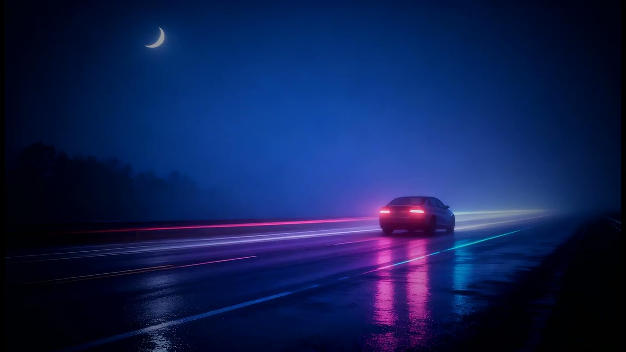 late night drive, easing the quiet ache.