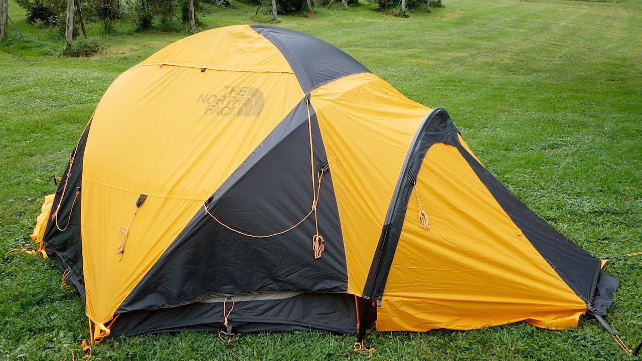 How To Set Up The North Face VE25 Tent. A Great 4 Season Tent. A nice upgrade from my old tent.