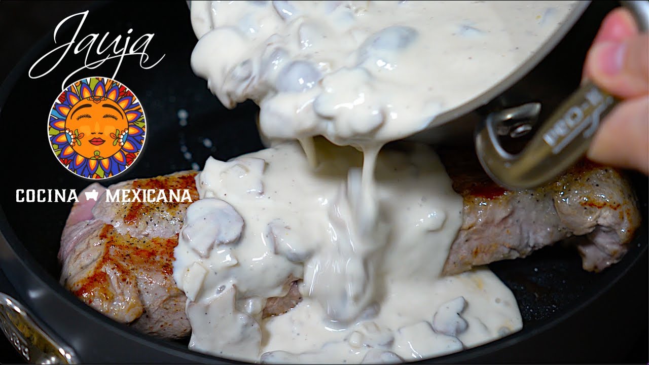 El Original Lomo en Crema de Champiñones Suavecito y Bien Sabroso