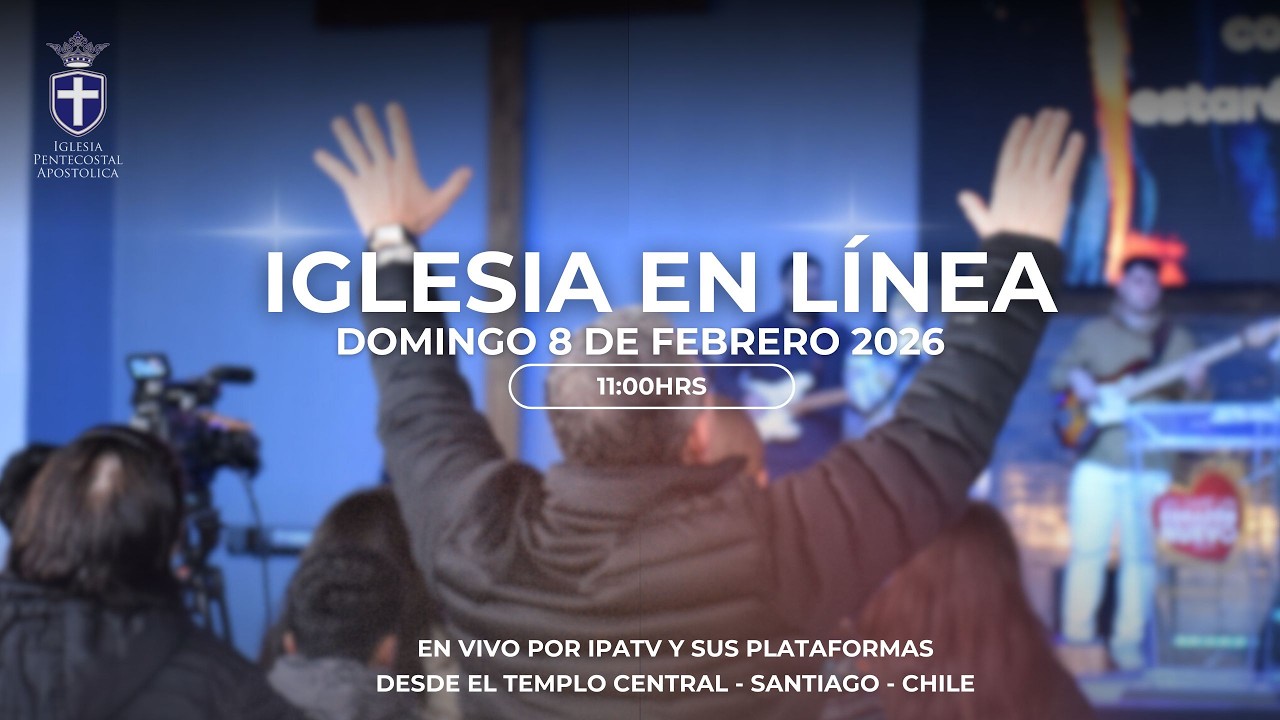 Iglesia en línea | Domingo 8 de Febrero 2026 | Mensaje: Hebreos 12: 1 al 4 - Misionero Félix Ortiz