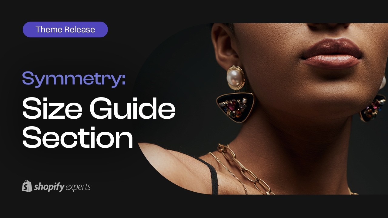 Size Guide Section - Symmetry Premium Shopify Theme by Clean Canvas