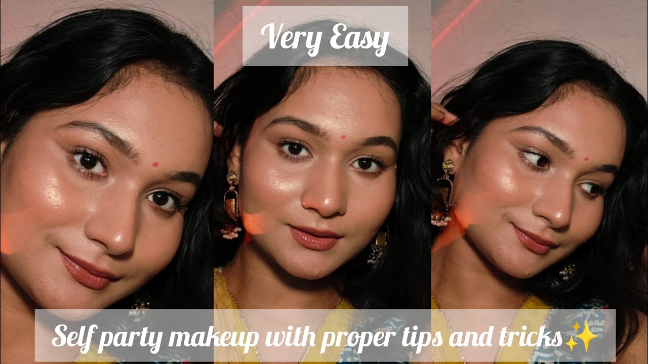 Step by step party makeup for beginners | Wedding guest makeup | Easy makeup tutorial ❤️✨