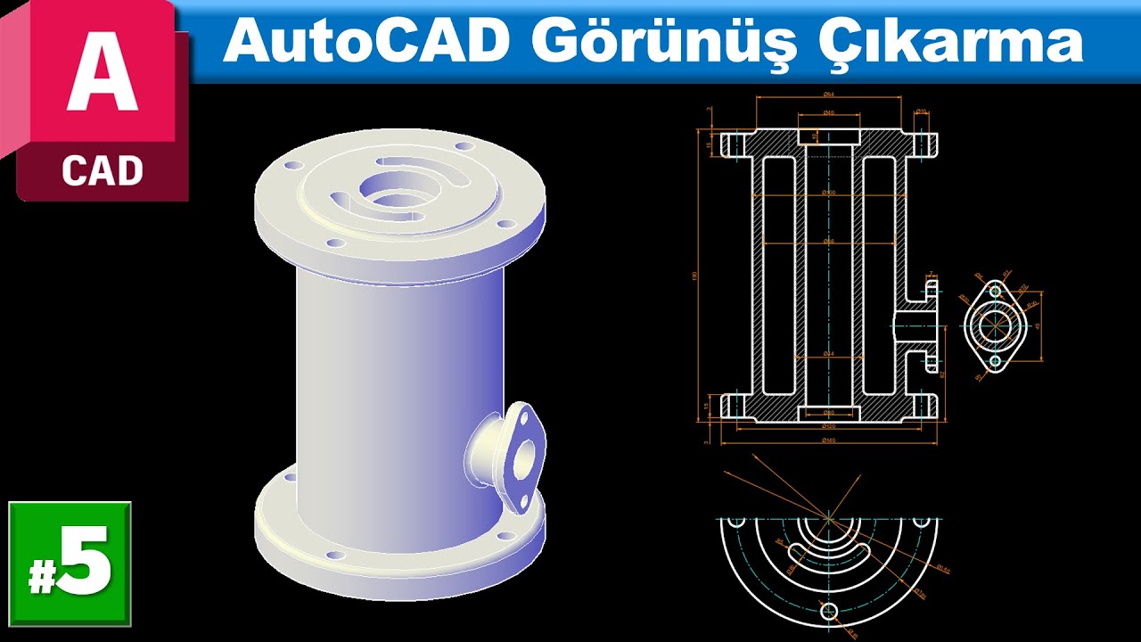 AutoCAD Görünüş Çıkarma - 5