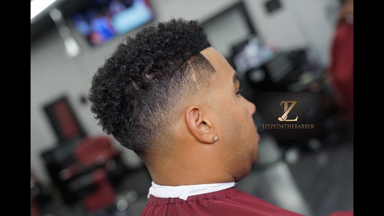 Drop fade Tutorial | Curly top | color enhancement