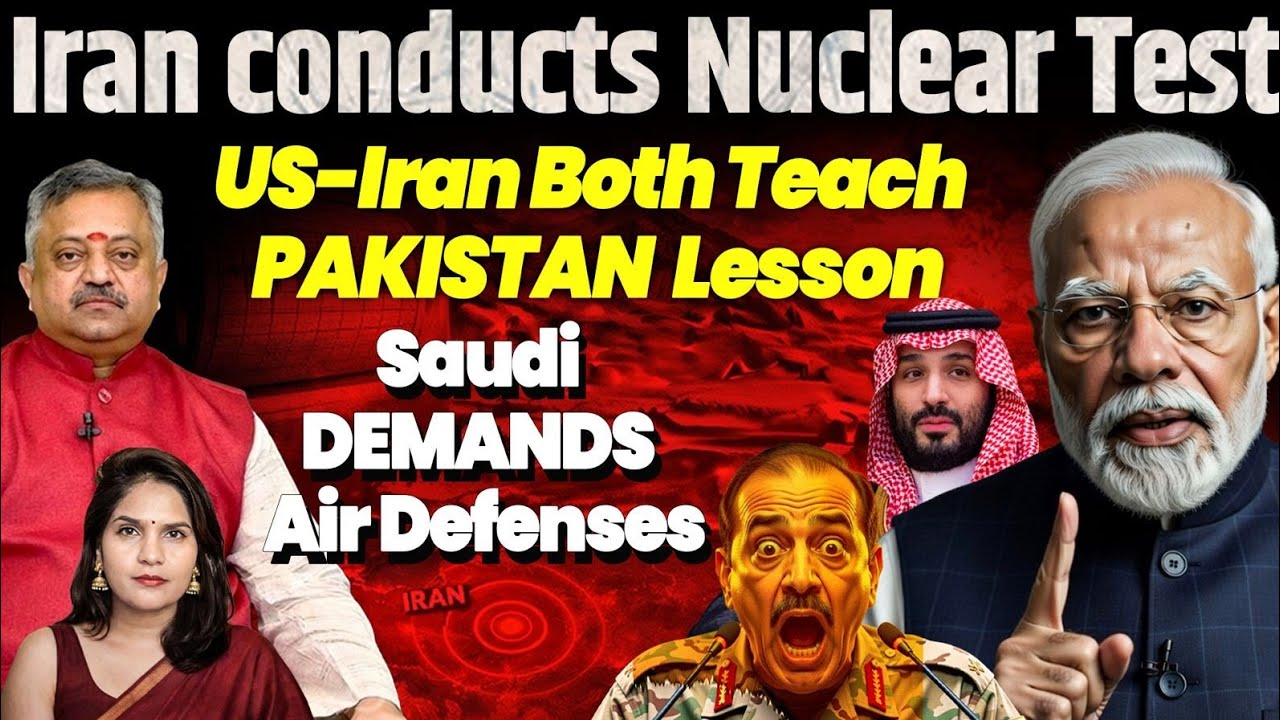 Iran conducts Nuclear Test| US Iran Both Teach Pakistan & Munir Lesson! Saudi DEMANDS Air Defenses