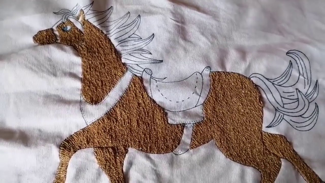Bordado fantasía de relleno (CABALLO) animalito ó cualquier diseño 🐴🐮🐂🐷
