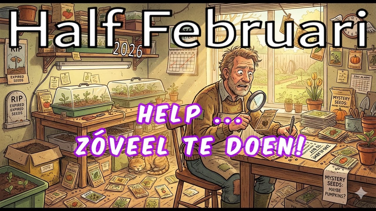 Tuinagenda 2026 Half Februari: alles komt tegelijk (#2026/05)