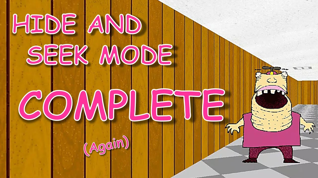 Hide and Seek Mode Re-completed (No Deaths) | Baldi's Basics Plus v0.2.1