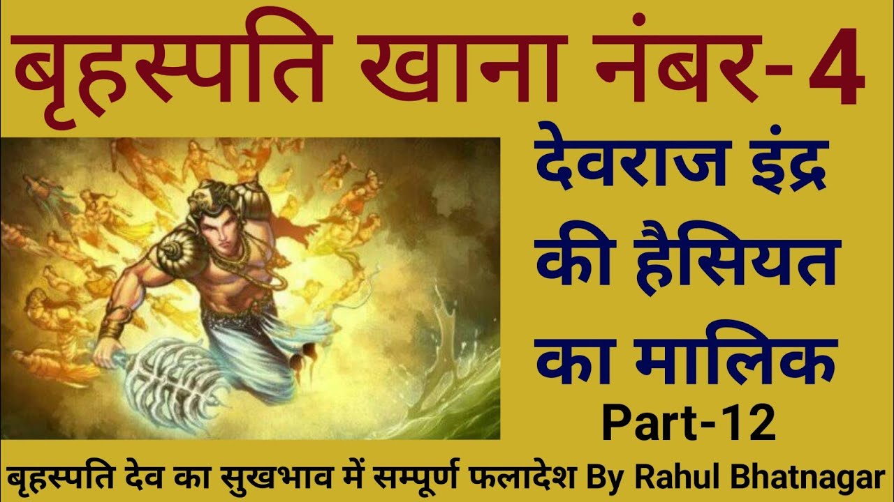 Complete analysis of Jupiter in 4th house || Red Book || By Rahul Bhatnagar, Class-12