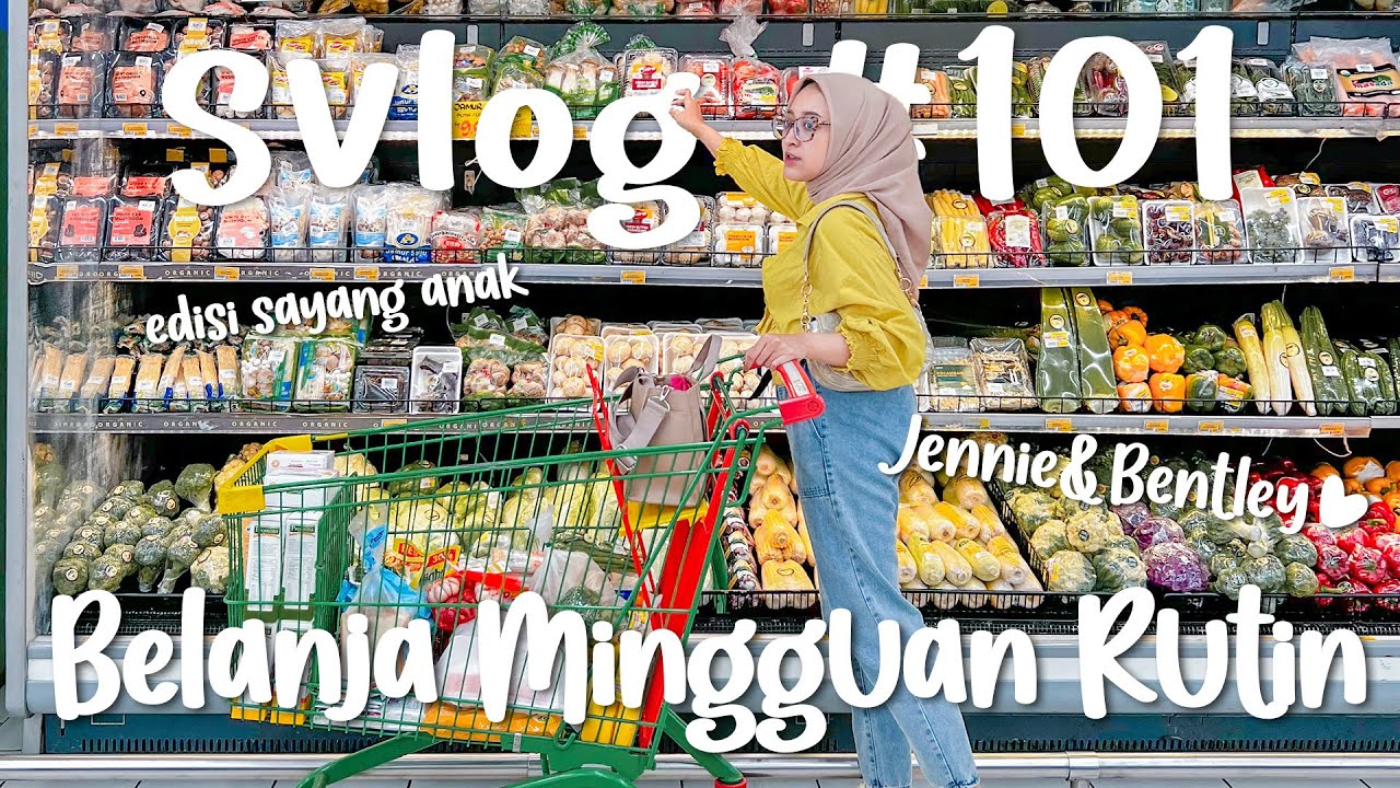 #SVLOG 101: BELANJA RUTIN MINGGUAN! | Ke Lulu Hypermart | Seviq Febinita