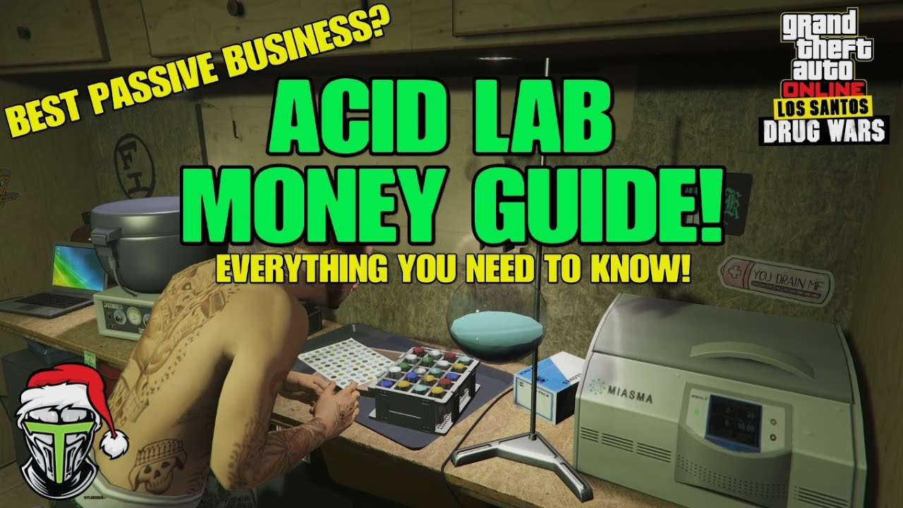 GTA Online: руководство по заработку в Acid Lab! (Новый ЛУЧШИЙ пассивный доход?!)