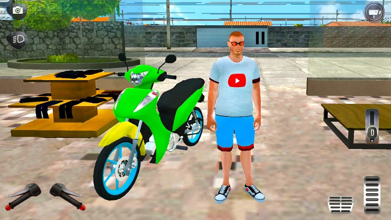Driving A Scooter On Brazil Streets - Elite Moto Vlog Simualtor #6 - Android Gameplay