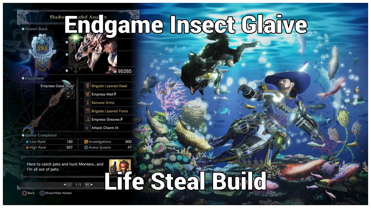 MHW Insect Glaive Life Steal Build