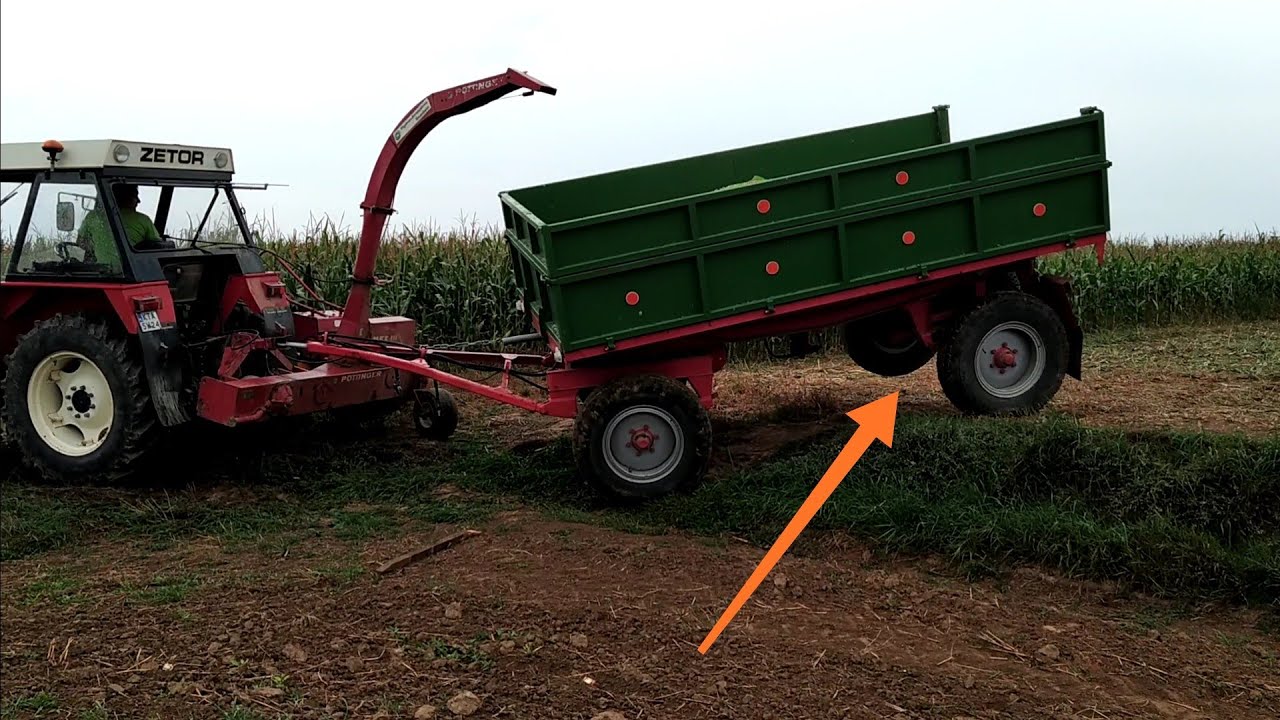 PRZYCZEPA NA 3 KOŁACH CZYLI KISZONKA Z KUKURYDZY 2019 • ZETORY 5245 W AKCJ