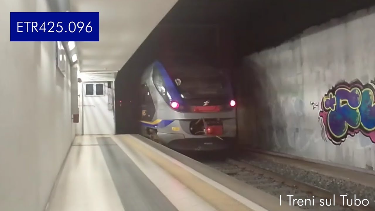 Accelerazione dell'ETR425.096 a Palermo Lolli da Cefalù