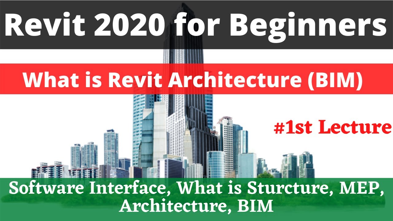 What is Revit Architecture & BIM [Pts CAD Expert] #1 Revit 2020 for Beginners