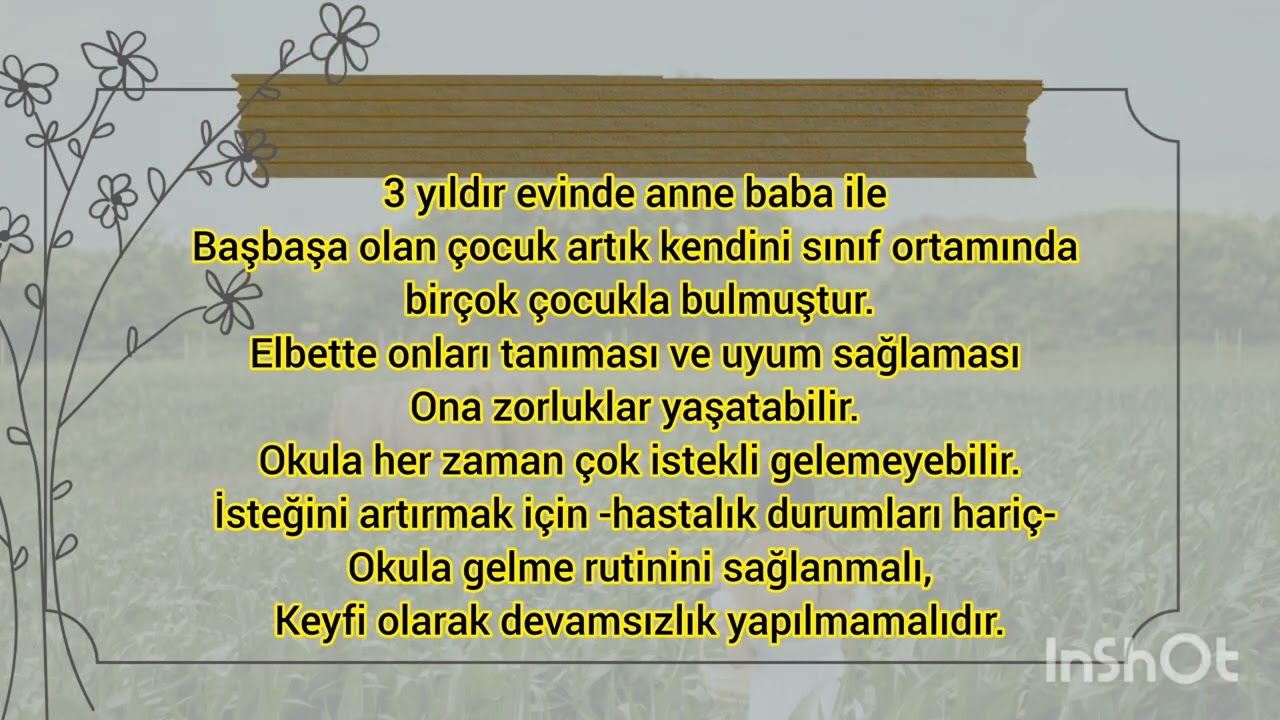 Veli toplantısında nelerden bahsedilir? (okul öncesi 36-48 ay)