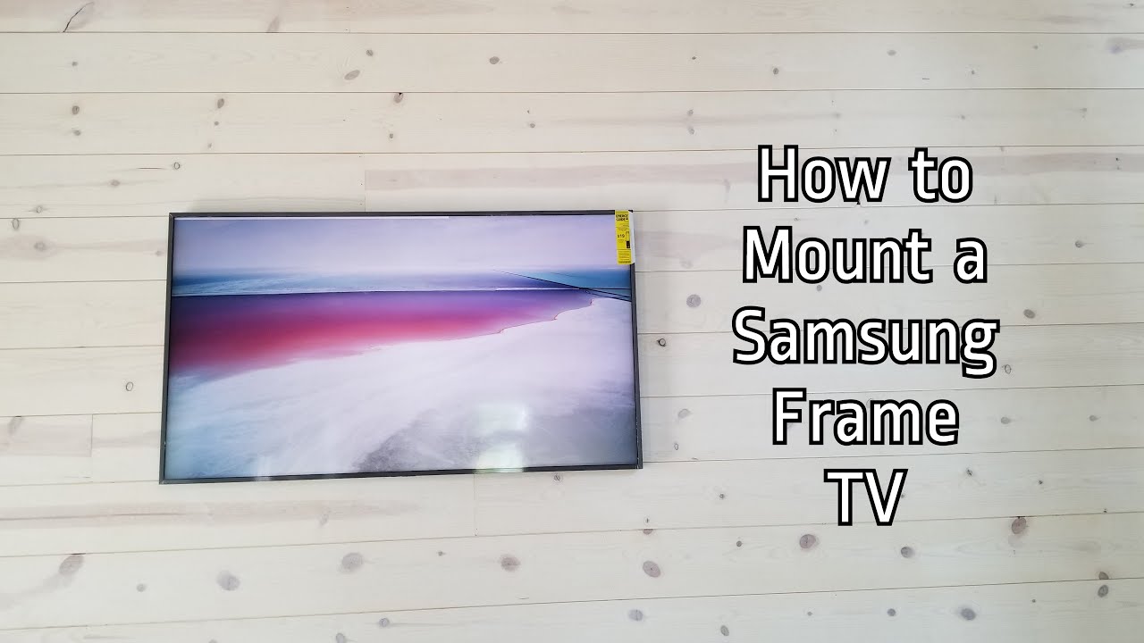 Как установить телевизор Samsung Frame и спрятать One Connect Box