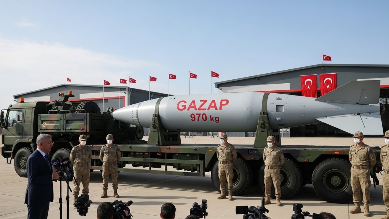 Turkey Unveils GAZAP: 970 Kg Monster Bomb &ndash; Most Powerful Non-Nuclear Weapon Yet!