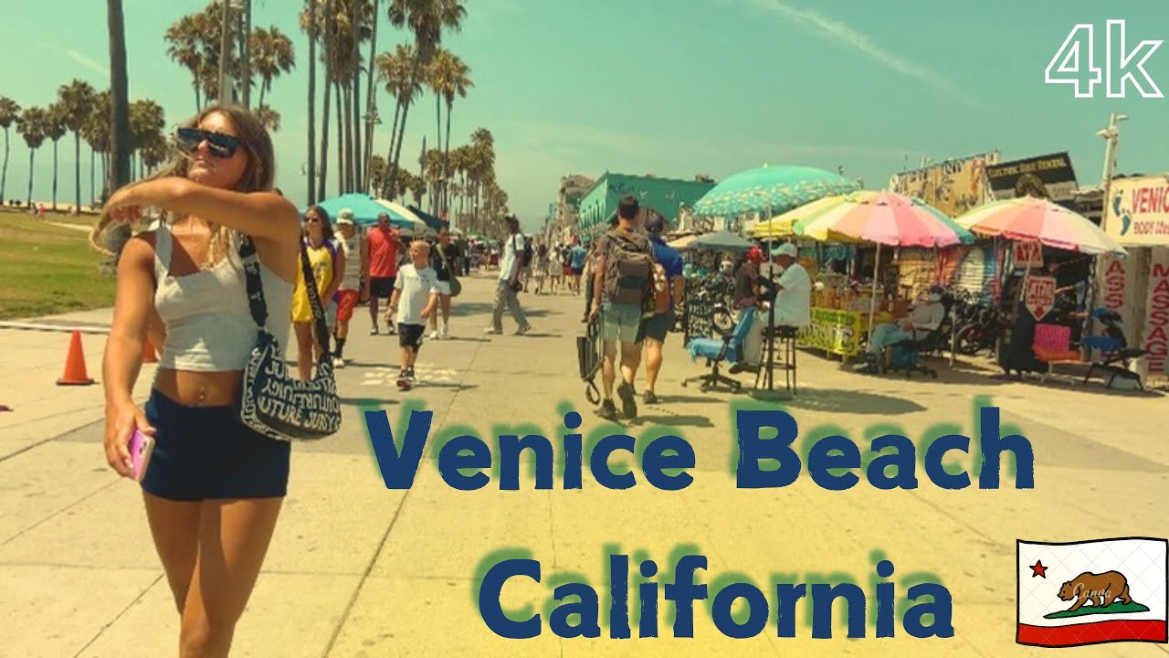 VENICE BEACH SUMMER 4K - CALIFORNIA [ walking tour ]