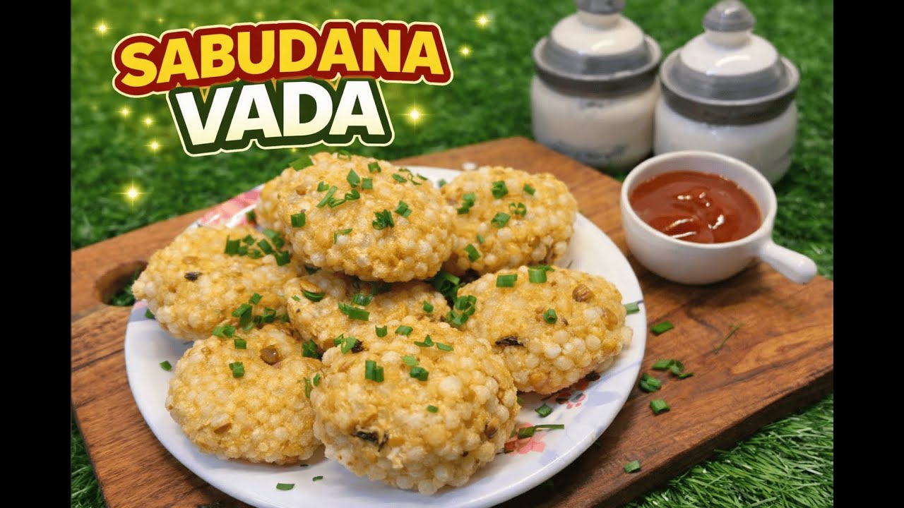 Sabudana Vada Recipe | Crunchy Outside Soft Inside | Tea Time Special Sabudana Vada | Quick Snack
