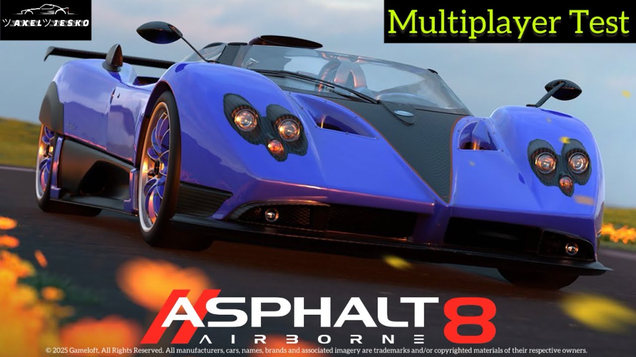 Pagani Zonda HP Barchetta - Multiplayer Test | Asphalt 8 💙
